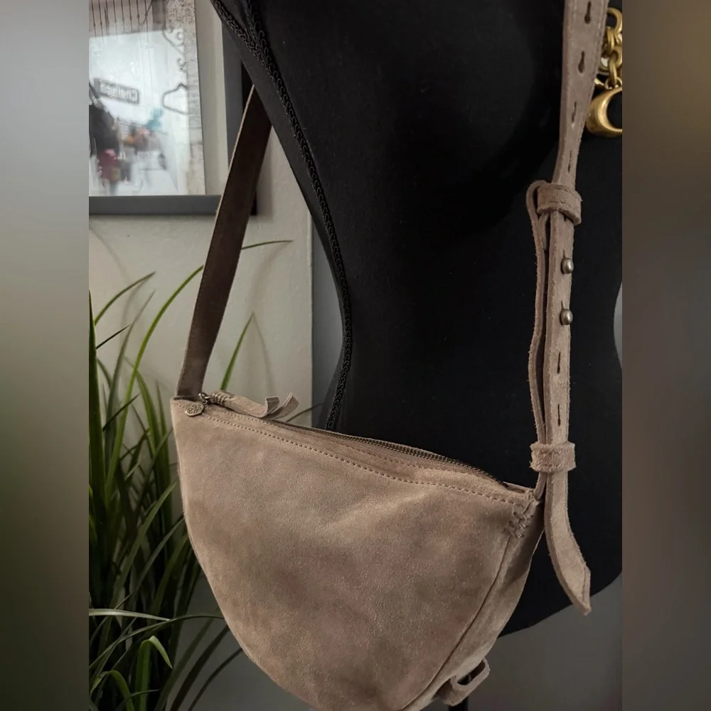 The Sak Suede 120 Hobo & Tess Sling/Crossbody Bag Set
